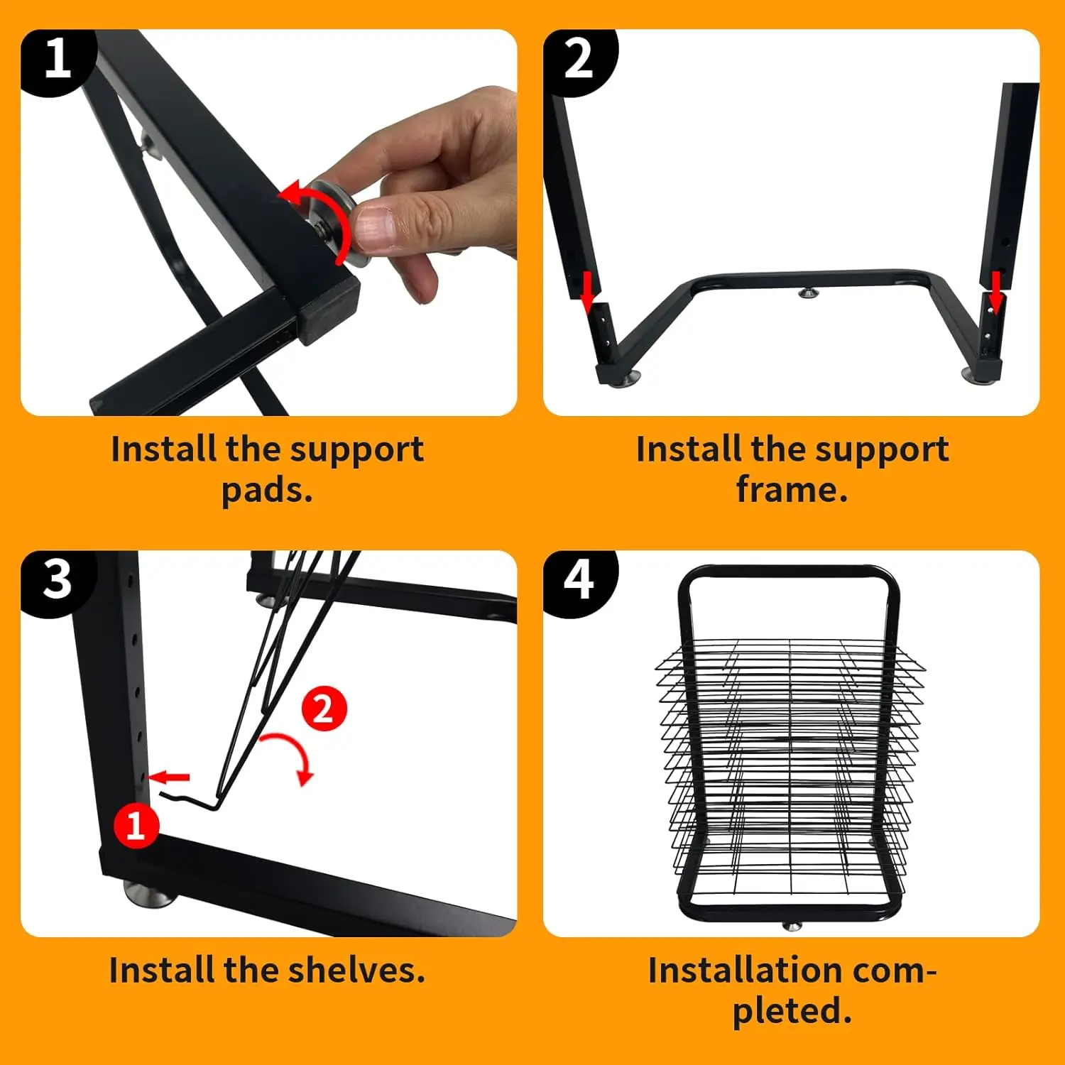 Wholesale Hot Style 16 Shelves Metal Artwork Storage Display Rack With Wheels For Classroom Painting Crafts Art Drying Rack