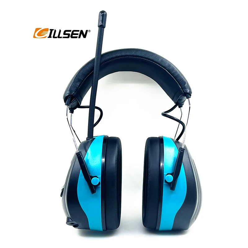 GS181M Adult Hearing Protection Filters Noise Cancelling Ear Muffs Defender Electronic Soundproof Earmuffs with Dab Radio