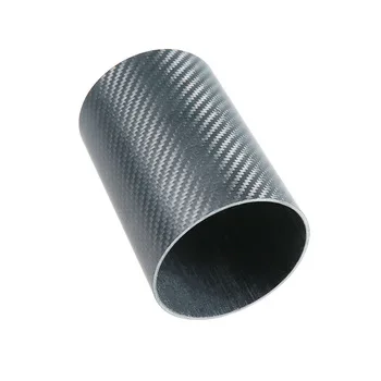 3k Customized Dimension Good Quality Heavy Duty High Modulus Carbon Fiber Round Tube