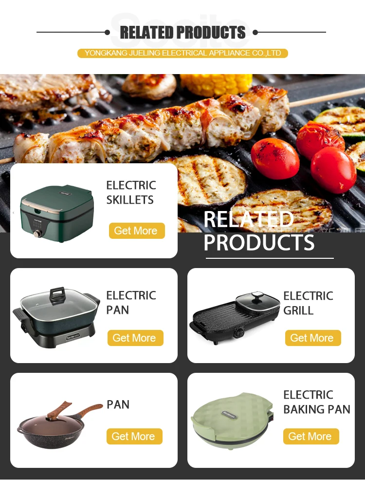 
Fashion Electric pizza maker multifunction round electric pizza pan double sided frying pan 