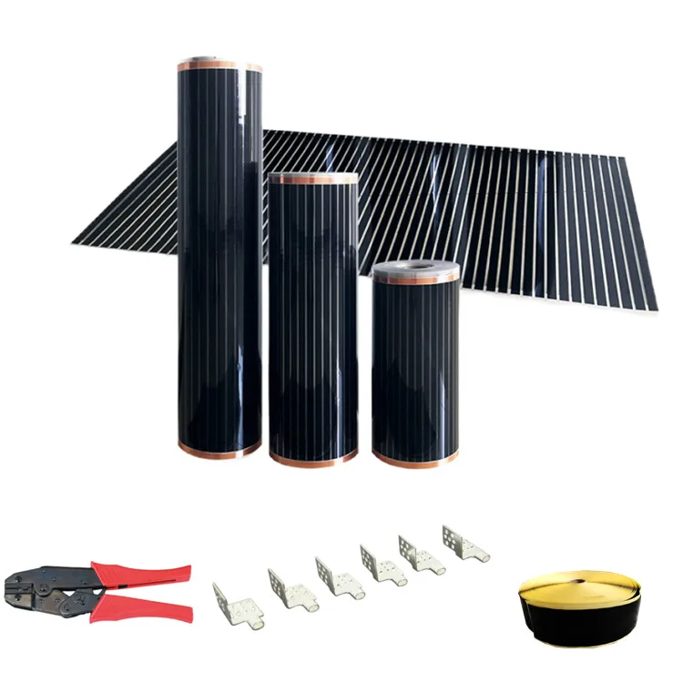 graphene heating film applications with transparent graphene ptc infrared carbon for agriculture vegetable greenhouse bed box