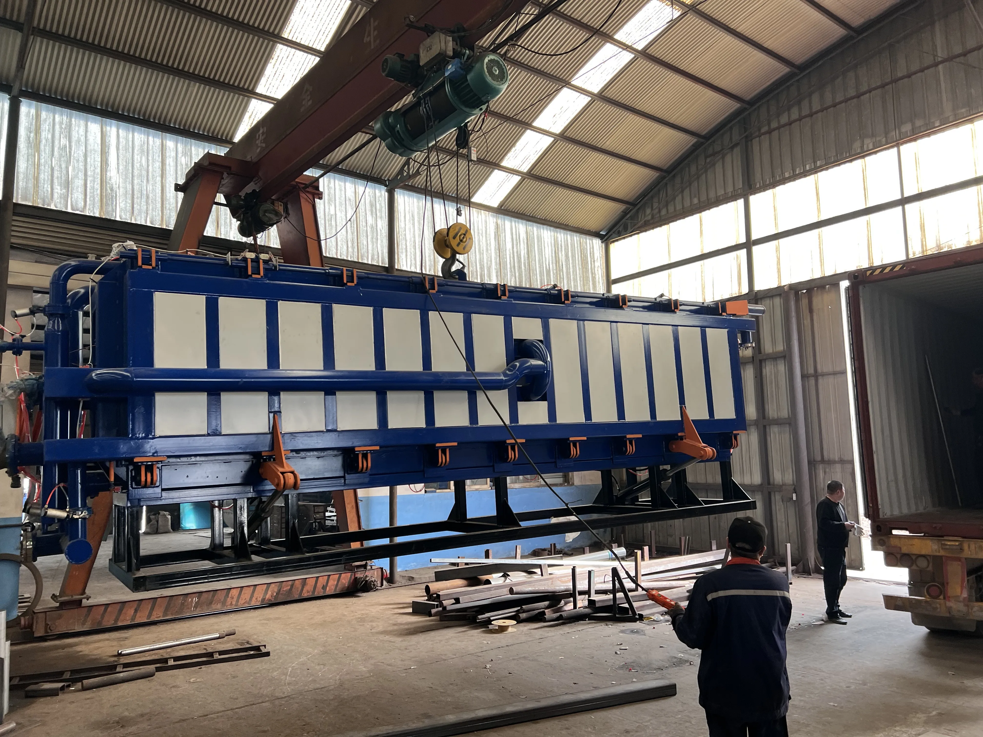 Expandable Polystyrene Eps Foam Pre-Expander Making Foam Blocks Making Machine CNC Cutting Production Line