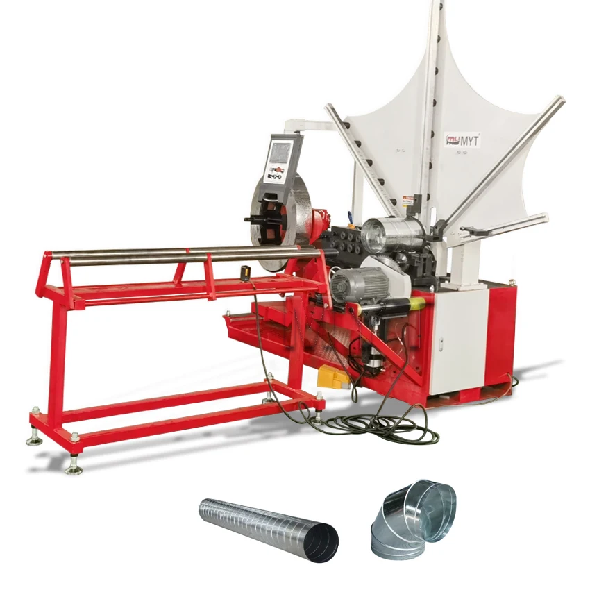 Metal Spiral Corrugated Pipe Roll Production Line spiral steel pipe equipment manufacturer