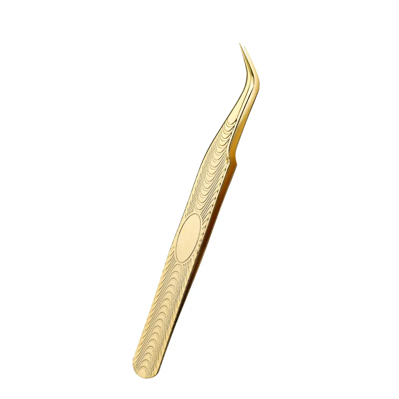 Gold Lashes Tweezer Eyebrow lash application private label lash lifting tools private label eyebrow tweezers