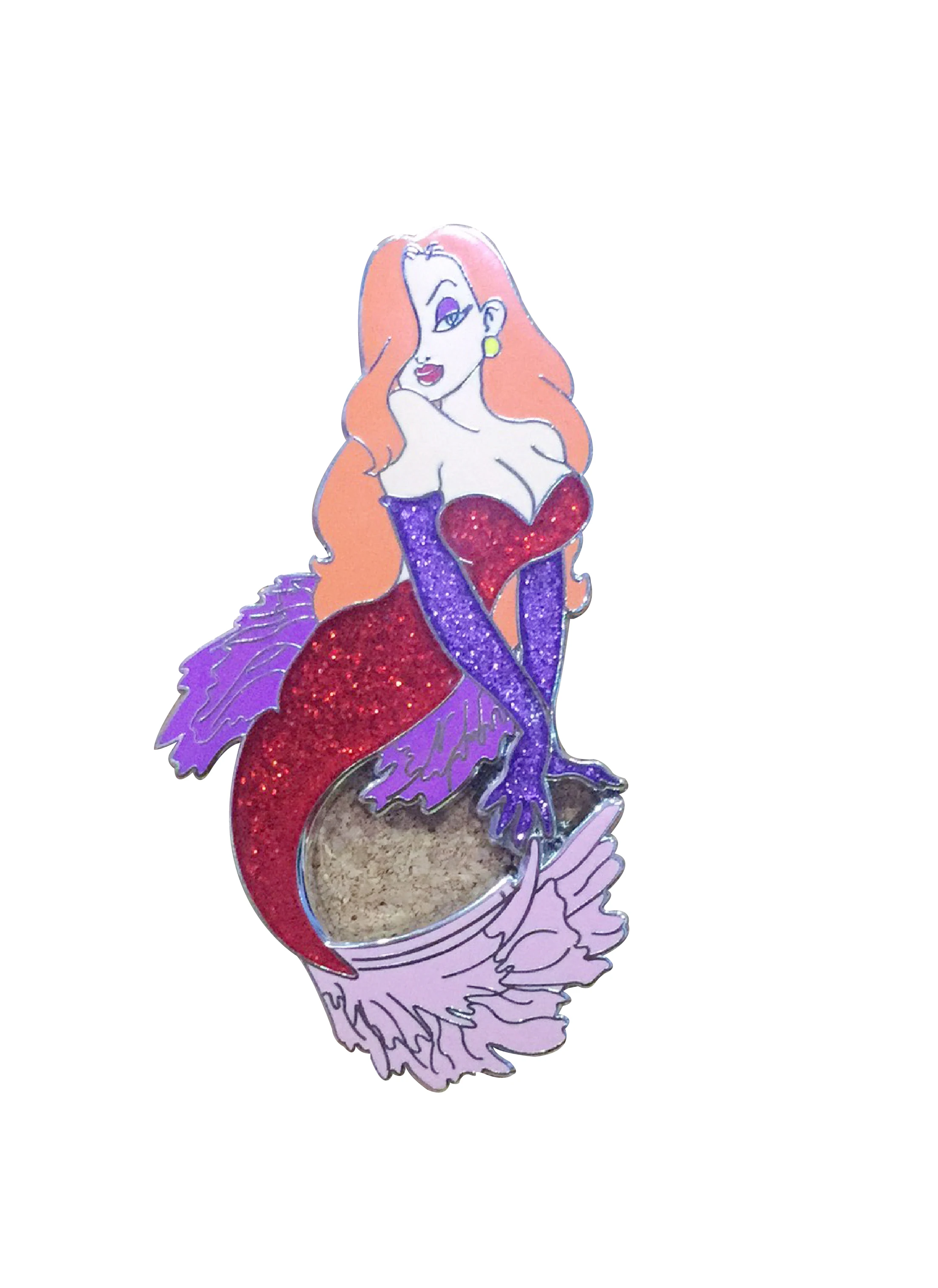 Custom Glitter Cartoon Hard Enamel Fantasy Pins Badges Manufacture Lovely Pig Enamel Badge Pin