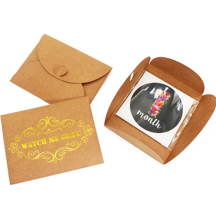 2021 New Pregnant Women Pregnancy Period Milestone Memorial Stickers Photo Props Record Each Stage Memorable Times stickers