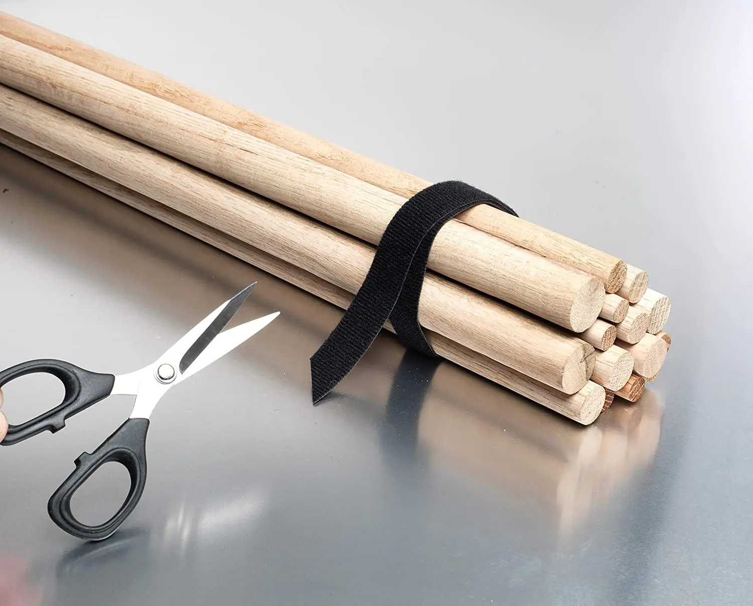 Hot sale Gardening Home DIY logo customized self adhesive  back to back fastener tape velcroes hook and loop nylon cable tie