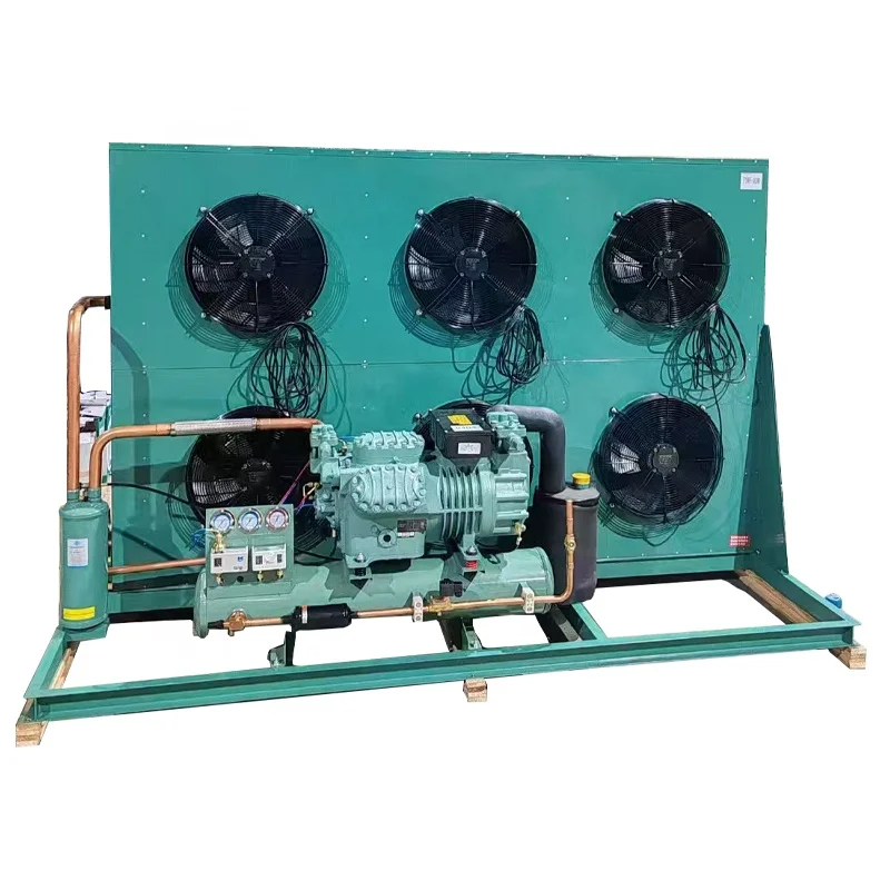 Cooling Compressor System Condenser Unit Refrigeration Cold Storage Room Freezer Semi-hermetic Condensing Unit