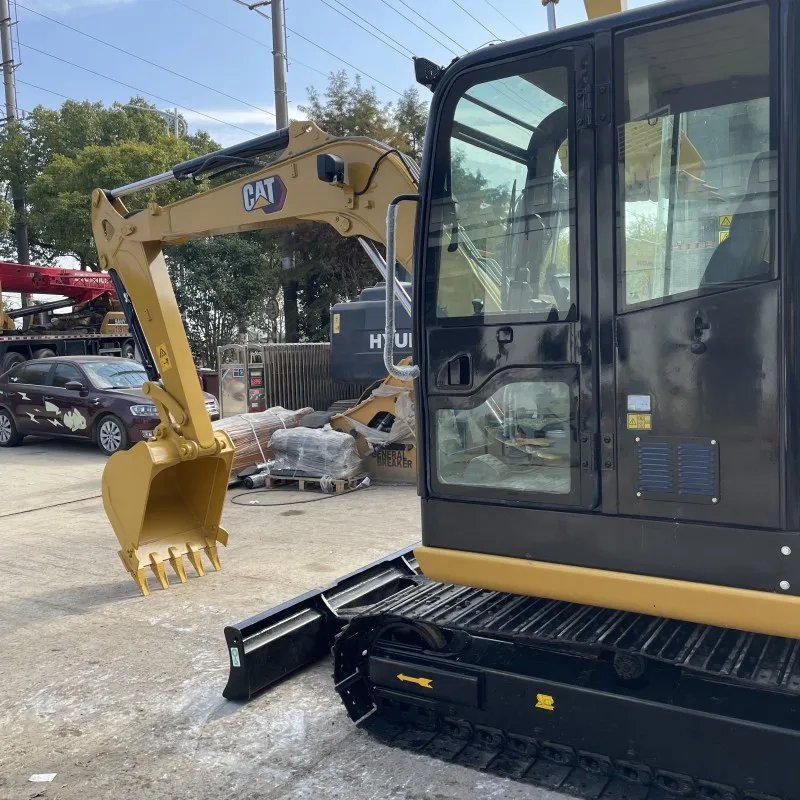 Low Price Used 5.5 Ton Mini CAT 305.5 Crawler Excavator With Hydraulic Thumb Caterpillar 305.5E2