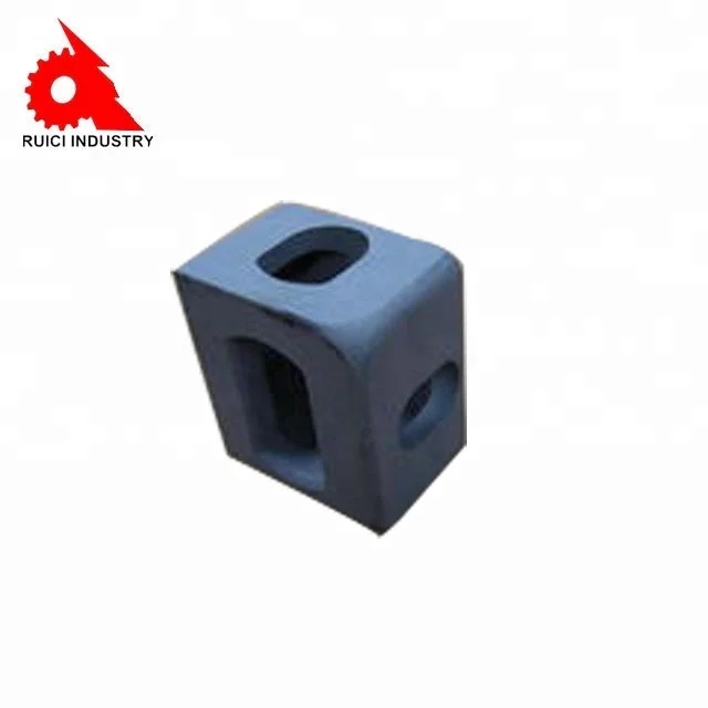 
Custom iron casting container corner fitting 
