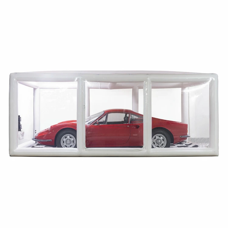 Outdoor Transparent Mobile Inflatable Car Booth Tent Cabin Car Cover Bubble waterproof house Tent Car cover
