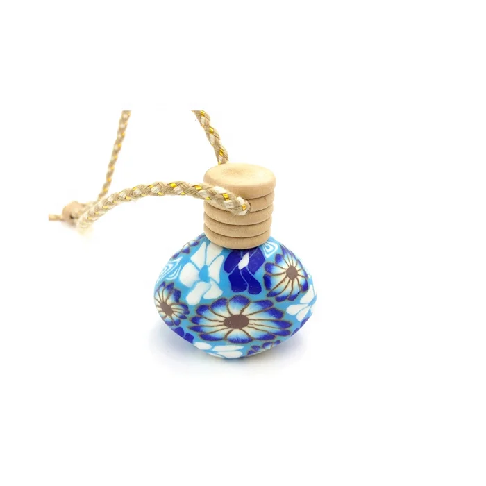 Factory price mini car refillable glass perfume bottle wholesale replacement bottle for essential oil
