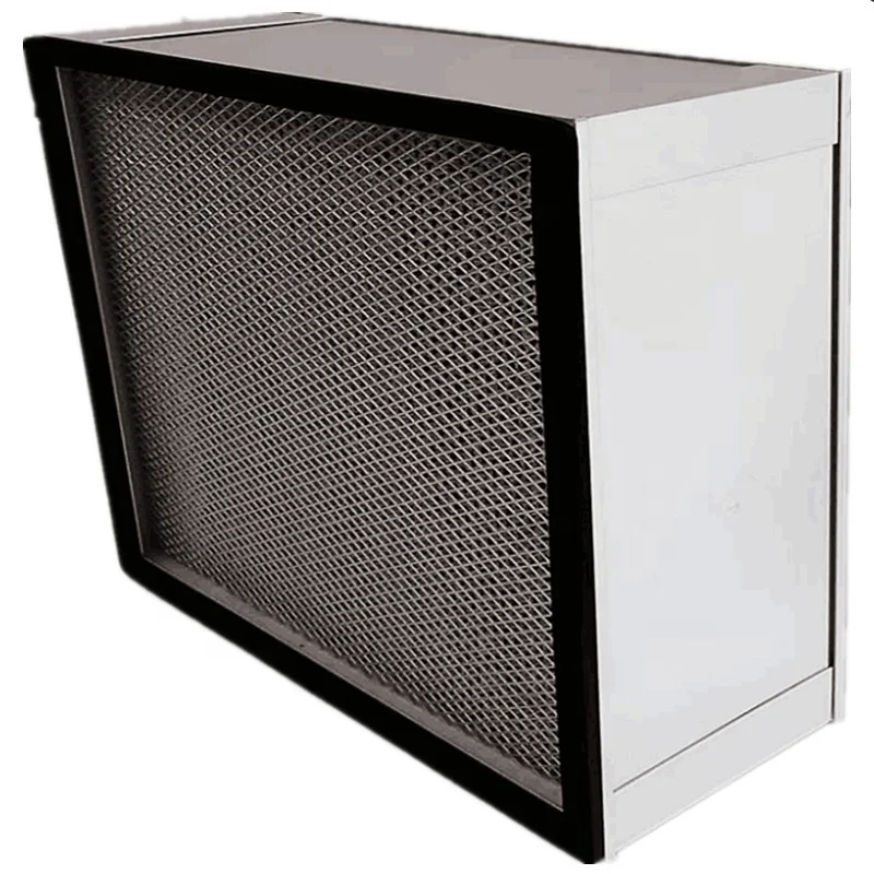 Glass Fiber Filter Paper Customized Fast Delivery High Efficiency Hepa Filter H13 H14 With AL Foil Separator Air Filter