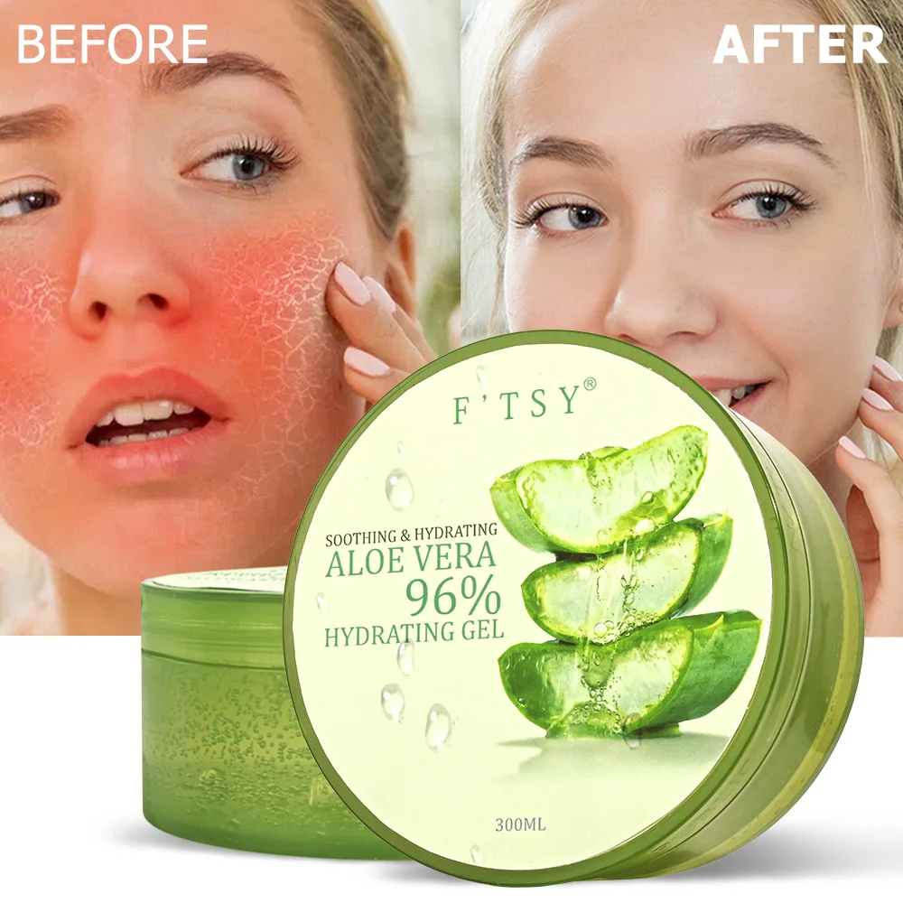 Korean Organic Moisturizing Gel Hyaluronic Acid Soothing Overnight Face Mask Repair Aloe Vera Gel