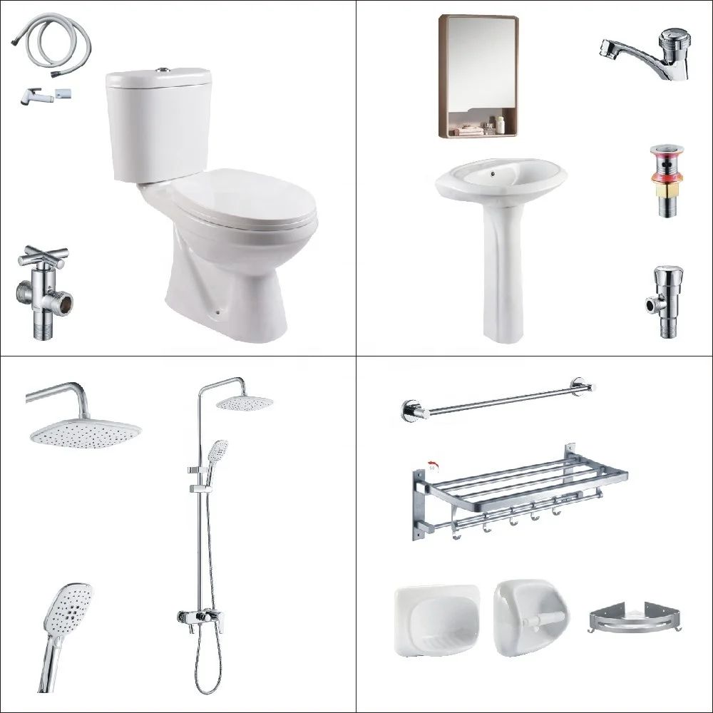 Недорогой набор для ванной комнаты, туалета и раковины, санитарная посуда, умывальник для ванной комнаты, набор для туалета, аксессуары для ванной комнаты