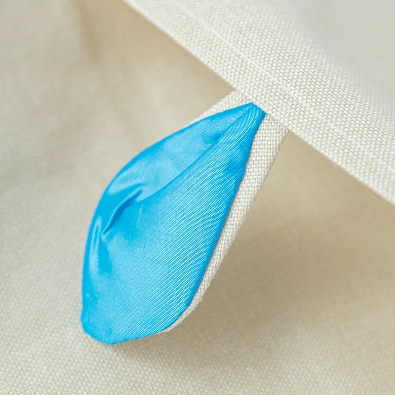 Wholesale customized design White Line Easter Sublimation Blank Printed Pillowcase with Bunny Ear