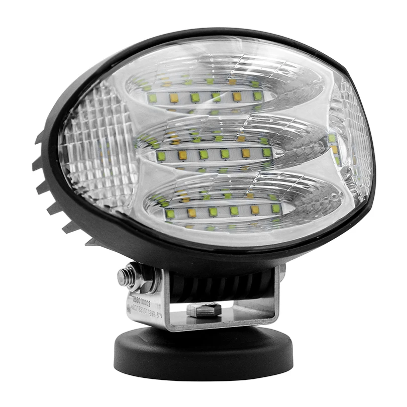 led forklift warning Opal OB060 OLEDONE 60W oval LED work light side shooter three color led fog lamp