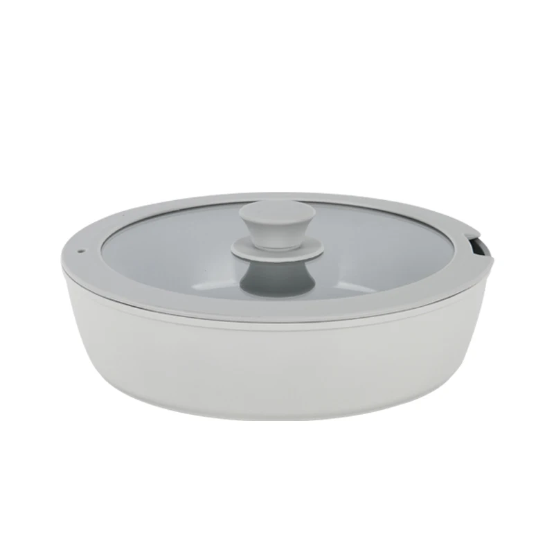 Zhongheng 8pcs Pots and Pans Set Nonstick Cookware Set Detachable Handle Induction Kitchen Cookware Sets Non Stick