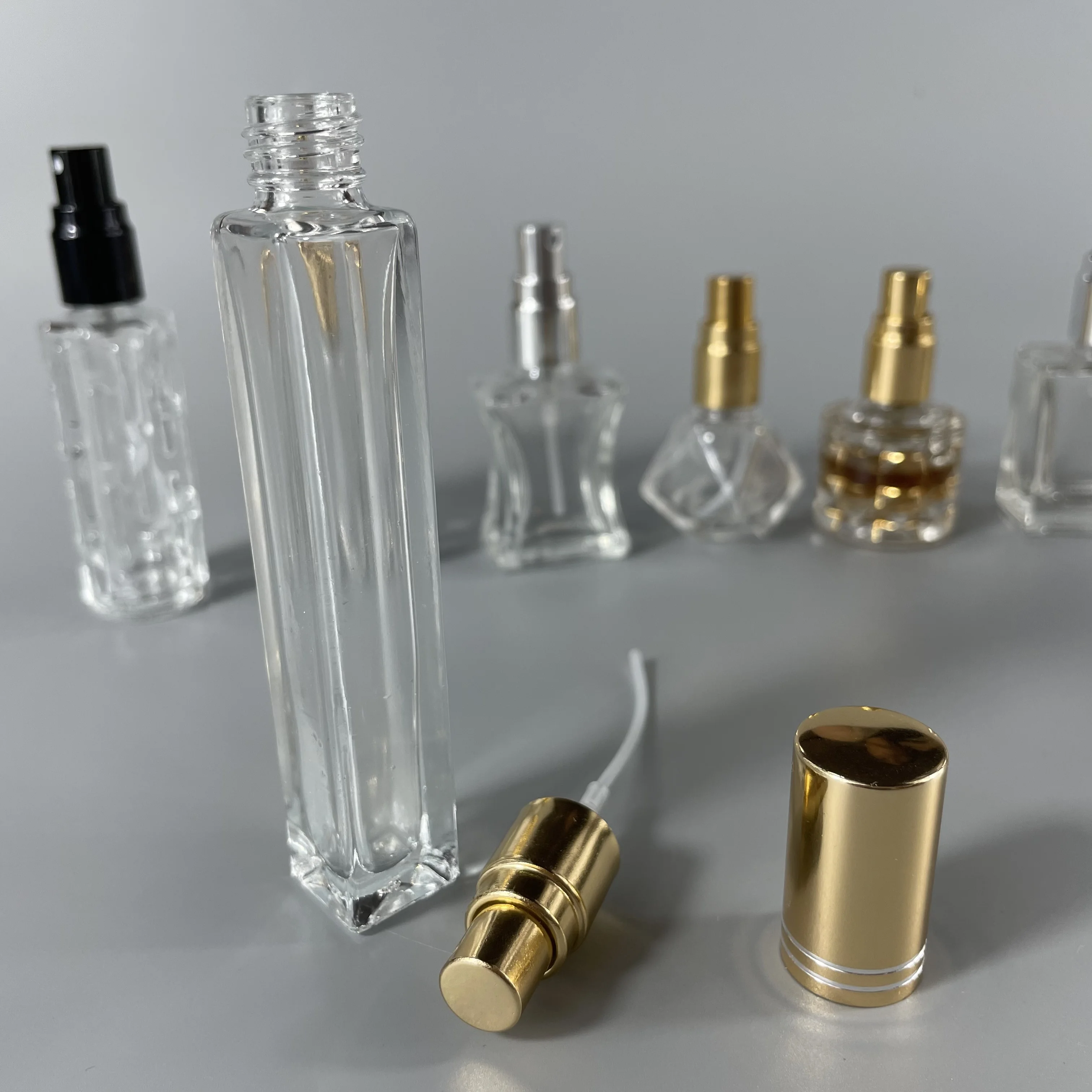 DIY Empty 2 ml 3 ml 5 ml glass perfume sample bottle packaging