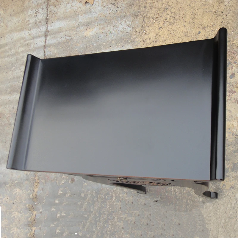 retro shabby chic wood side end Carve Table with 1 drawers and carved designs for living room