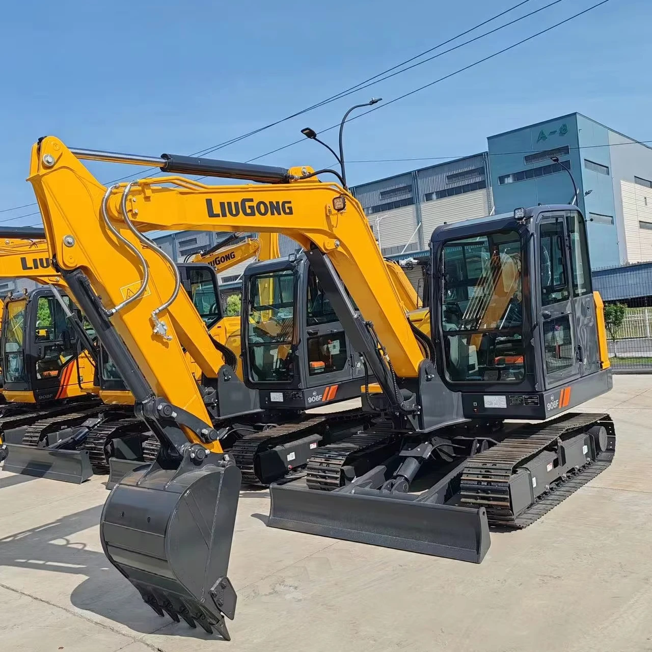Китай верхнее землеройное оборудование Liugong 6-тонный экскаватор 906F гусеничный