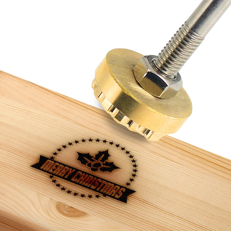 Factory Custom Logo Wood Brander Bread Cake Branding Iron Stamp