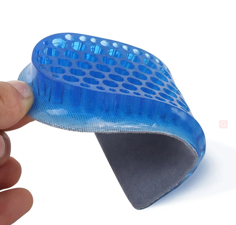 Invisible Unisex Half Silicone Foot Pad Sticky Gel Height Increasing Insole Heel Lifts For Shoes