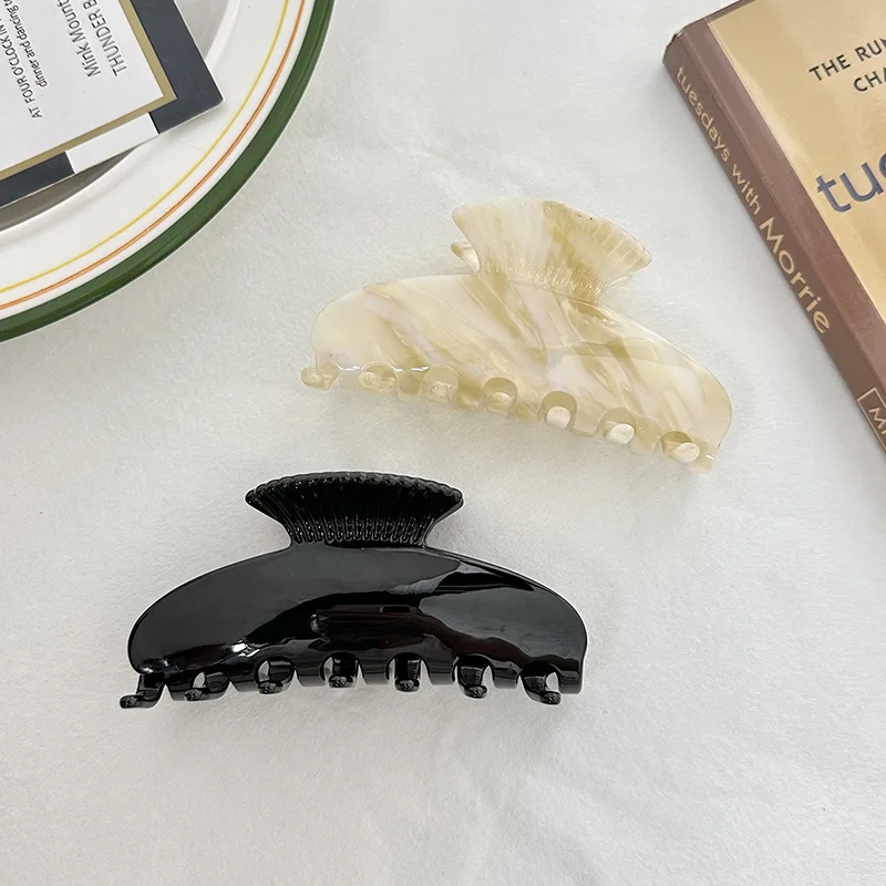 Dowell French Retro Style Fish Tail Shape Acetate Hair Claw