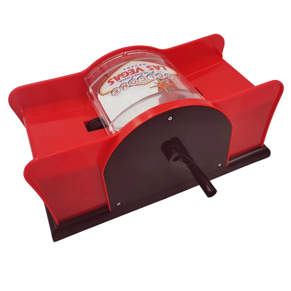 Yuanhe red Casino 2-Deck Hand Manual Card Shuffler card shuffler manual poker card shuffler