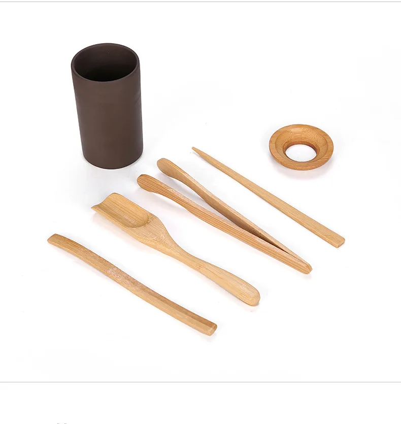 Custom Logo Bamboo Tea and Coffee Clip Anti-Hot and Cold Set for Cheese Tools and Beverage Ware Accessories