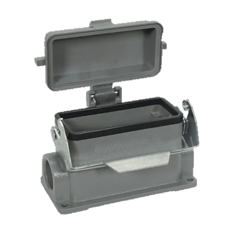 H16b EB16-FH-1L-MCV-2XX High Construction Hood For 16 Pins He Heavy Duty Connector