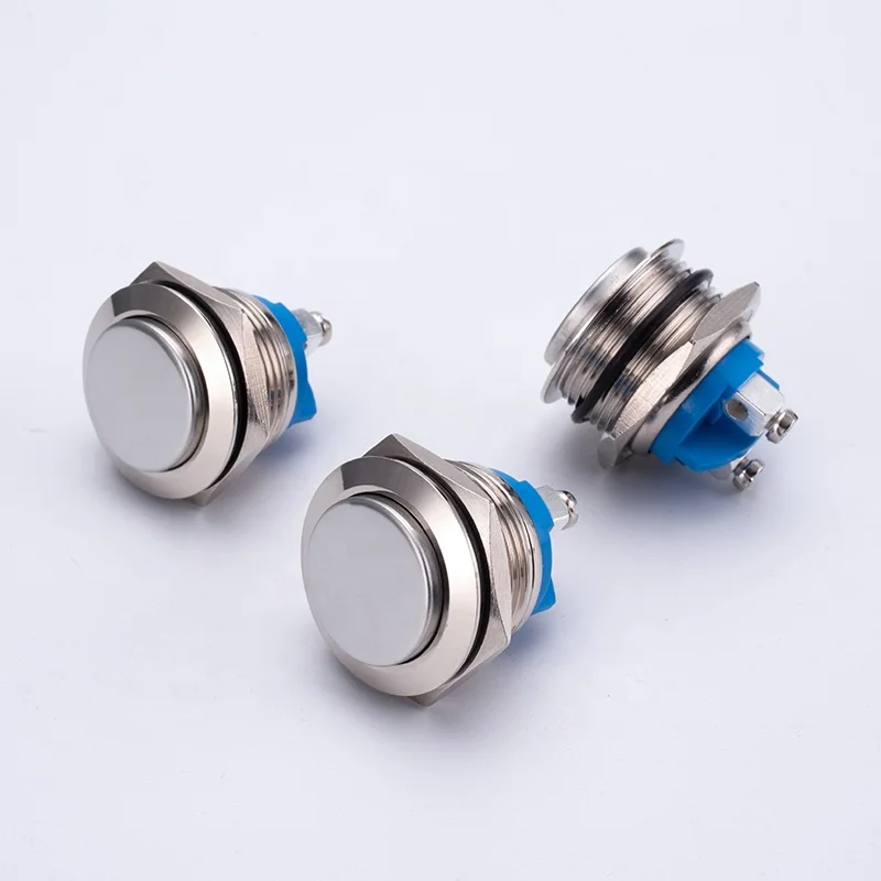 19mm Push Button Switch High Head Start On Off Momentary Push Button Switch ScrewFeet