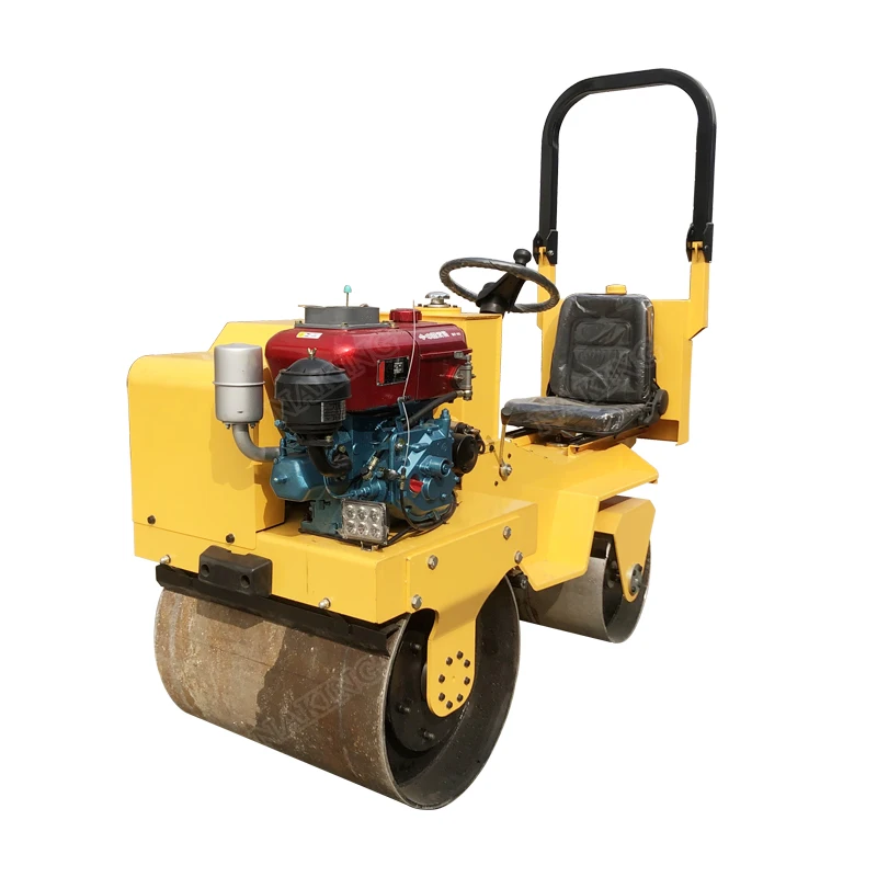 2 Ton Compactor Vibratory Double   Drum Road Roller