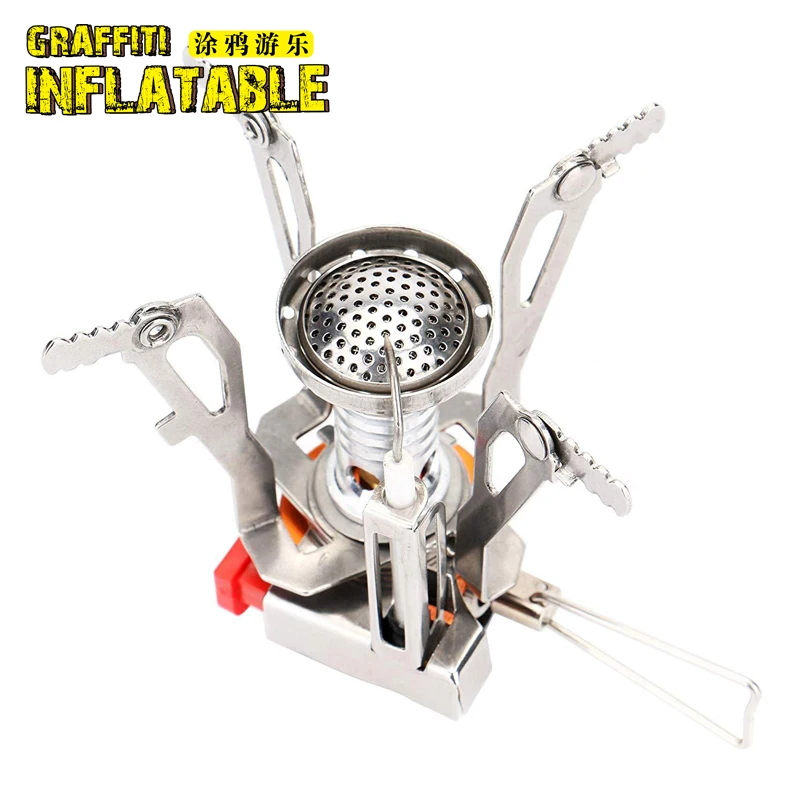 Outdoor burner compact folding portable stove foldable ideal cooker Mini camping gas stove