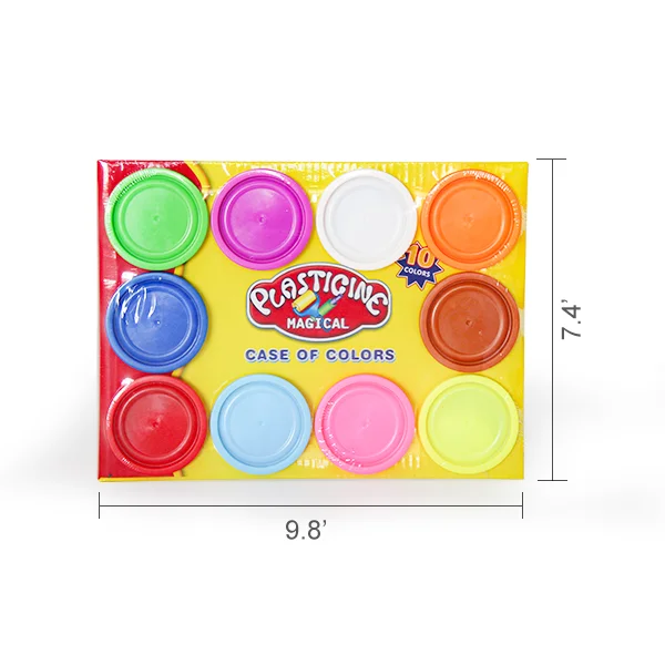 Non Toxic play dough plasticine intelligent Educational soft air dry Light Modelling Clay Fluffy Slime Mud Supplier