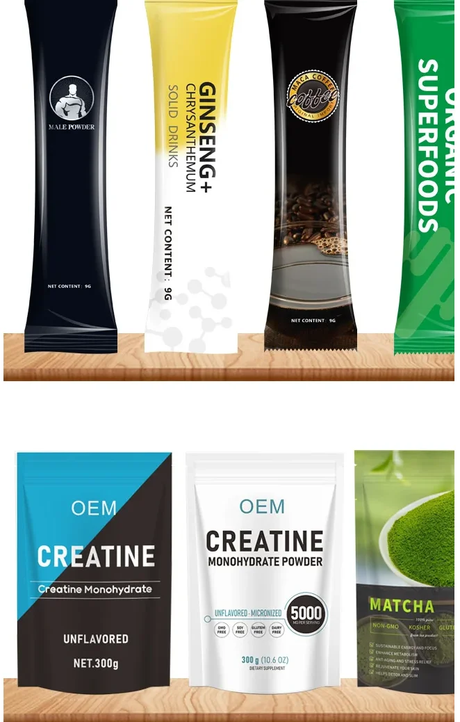 Iso Fabriek Op Maat Gemaakte Creatine Monohydraat 200 MeshVan Hoge Kwaliteit Puur Creatine Monohydraat Private Label