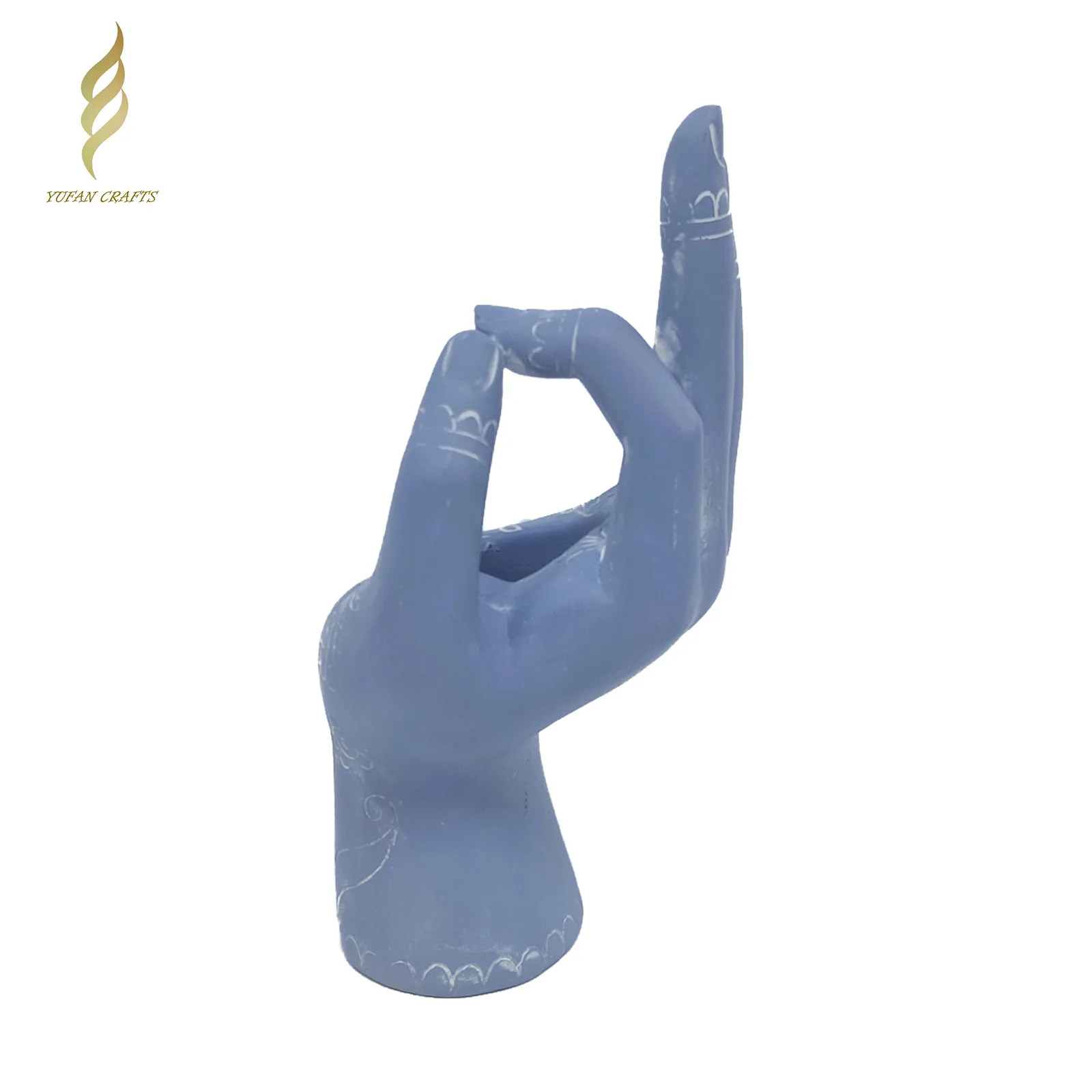  Новый цветной подсвечник Mudra скульптура для домашнего декора из смолы ручной