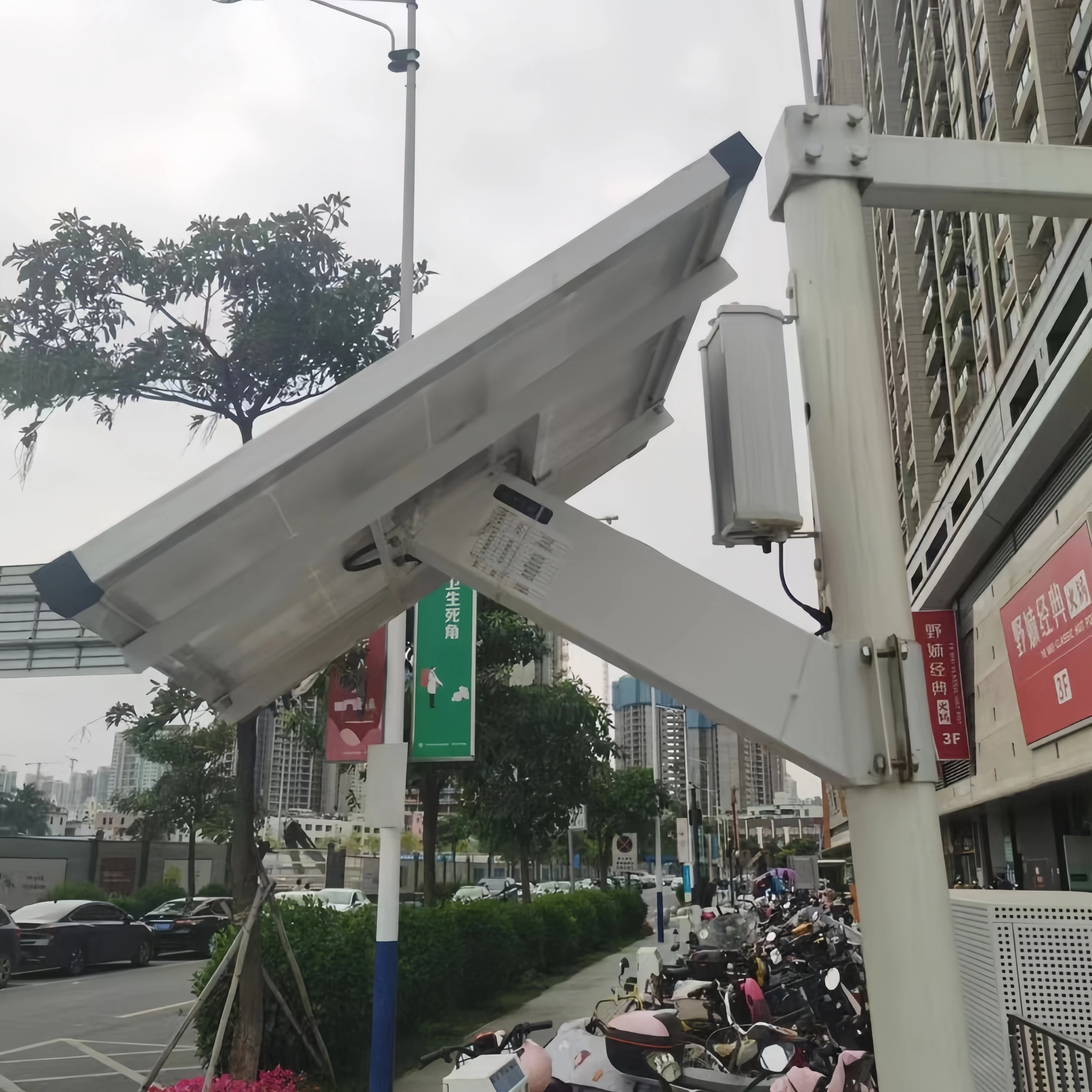 Siy Small Solar Power System  for Outdoor CCTV Camera PV Power Solar Charging with DC 12V Power Supply for Monitoring Systems