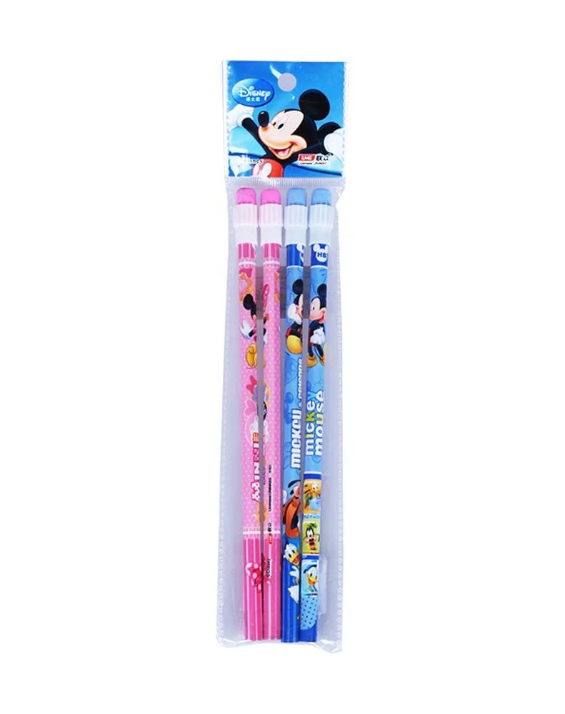 Wholesale Good price Classic Pencil Set With Eraser  4 Pieces for students & staffs