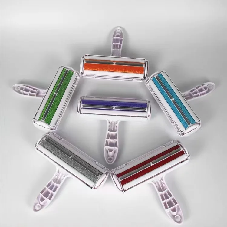 Hot Selling Self-Cleaning Reusable Pet Fur Dog Hair Cat Hair Lint Roller Brush Pet Hair Remover