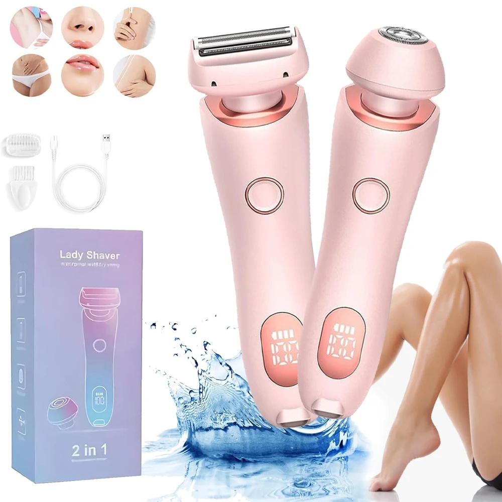 IPX7 лучший триммер для волос эпилятор лица устройство удаления мини Портативная электрическая бритва женщин Бритва чувствительных областей