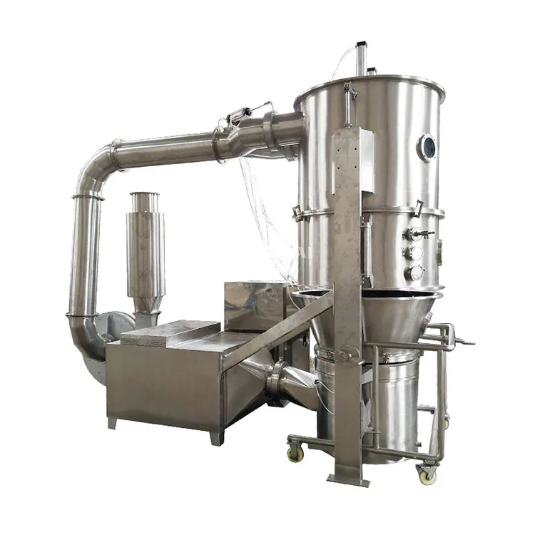 FL-200 High Efficiency Vertical Fluidized Boiling Bed Dryer Granulator for Pharmaceutical granules Instant solid coffee powder