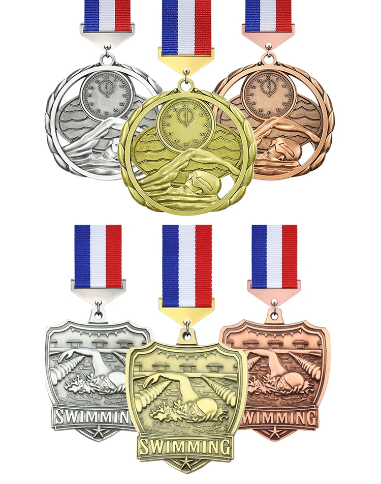 Make Display Shadow Box For Marathon Runner Bib A Custom Logo Gold Key Blank Metal Sports Swimming Medal