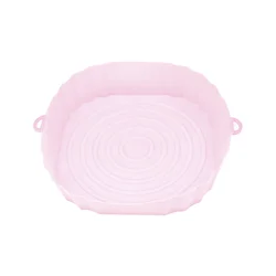 Non Stick Air Fryer Accessories Thin Type Air Fryer Basket Silicone Air Fryer Pan Liner Pot For Promotion Gifts