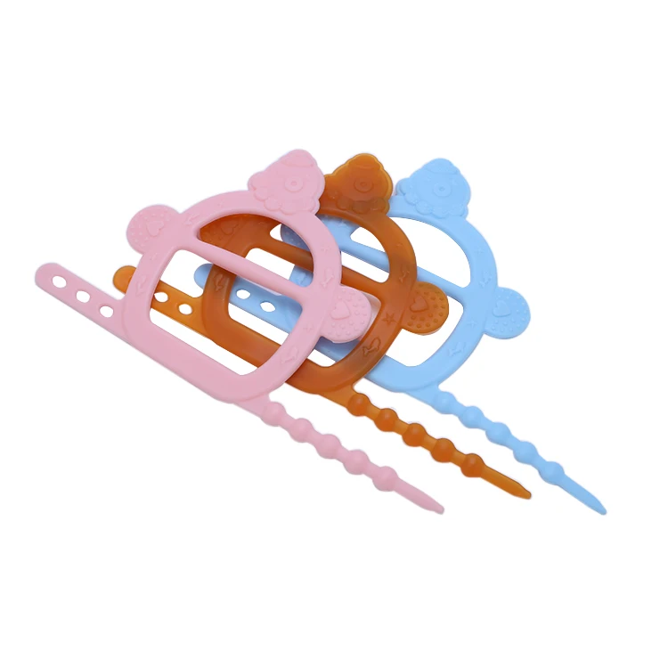 
New Design Baby Teething Toys Soft Bpa Free Baby Teether Food Grade Silicone Teether 