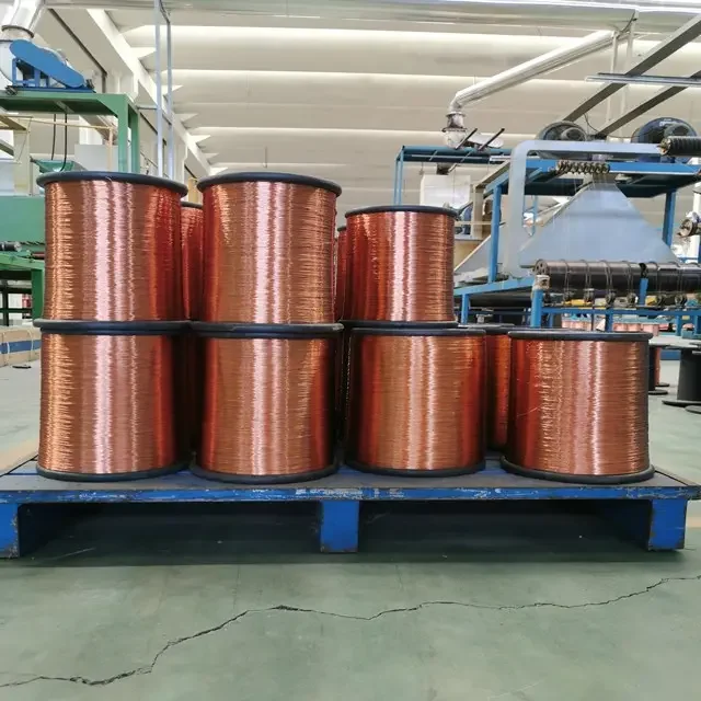 0.012-0.8mm Electric Enameled Copper Wire Professional enameled copper round wire manufacturer