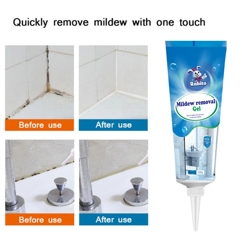 Mold Stain Cleaner Decontamination Mildew Removal Gel Scouring Mold Remover Gel