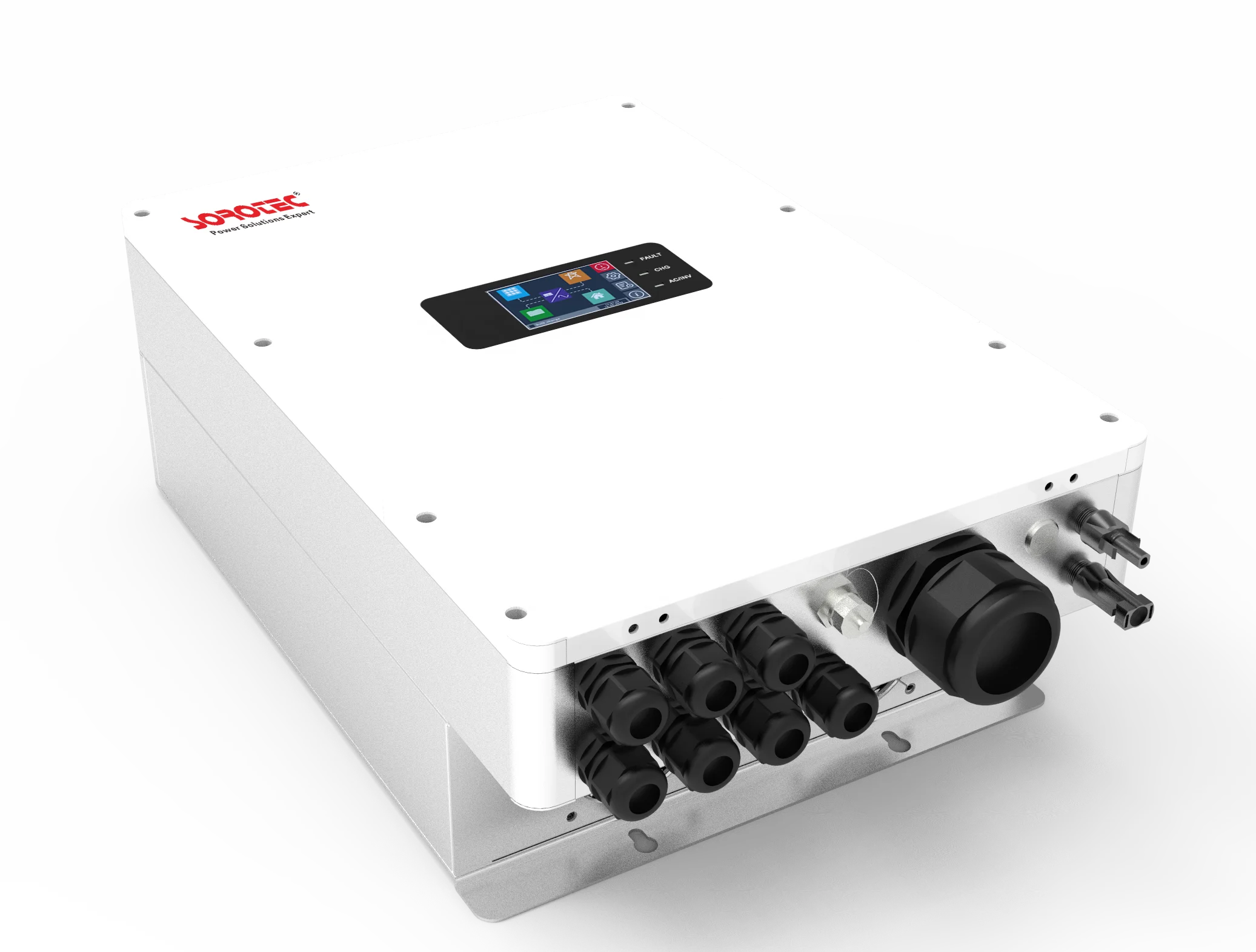 REVO HES 8kw hybrid on and off grid solar inverter/ IP65 model/ warranty for 5 years/ 2 MPPT