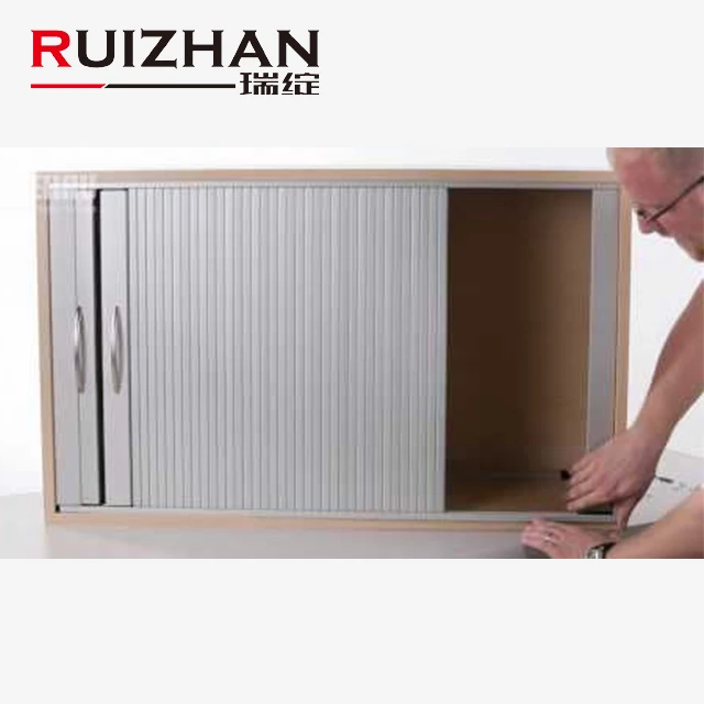 ABS/PVC horizontal roller door kitchen cupboard roller shutter doors