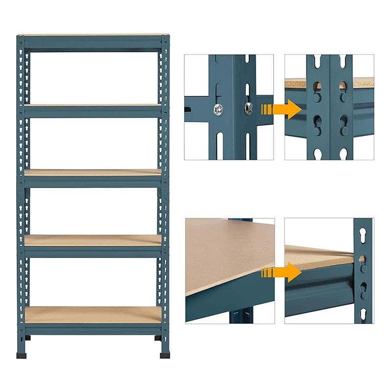 Metal Frame Rack Shelving Storage Garage Metal Racks And Shelves Warehouse Shelf For Warehouse